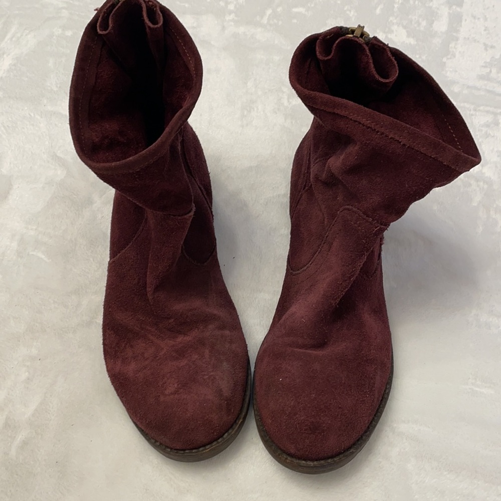 Bacco Wine Ankle Boots